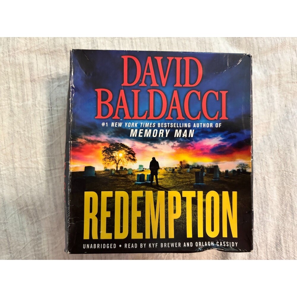 David Baldacci Redemption Audiobook CD Memory Man Series Unabridged